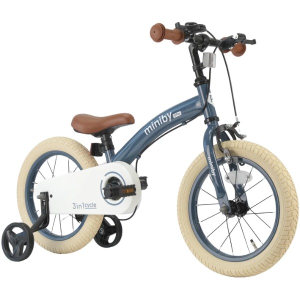 Фото - Двоколісний велосипед Qplay Miniby 3в1 Greyish-Blue (CB01MiniByGreyish-Blue)